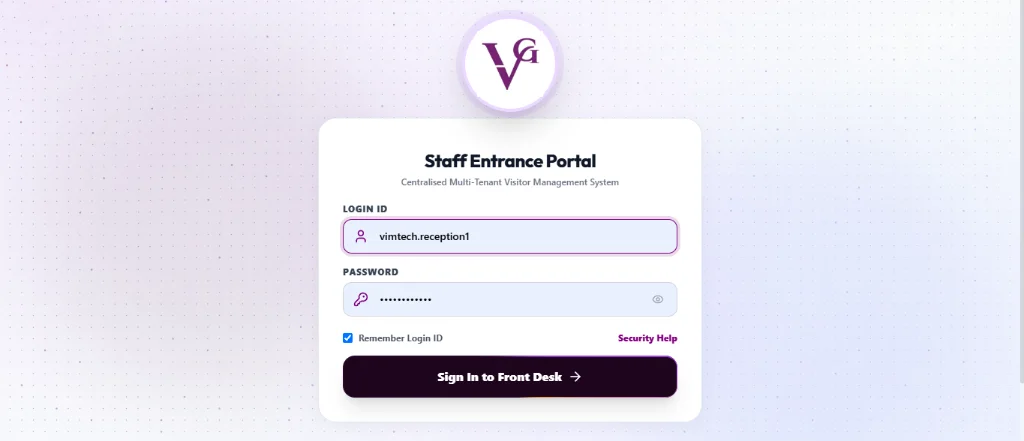 Staff Entrance Portal Thumbnail